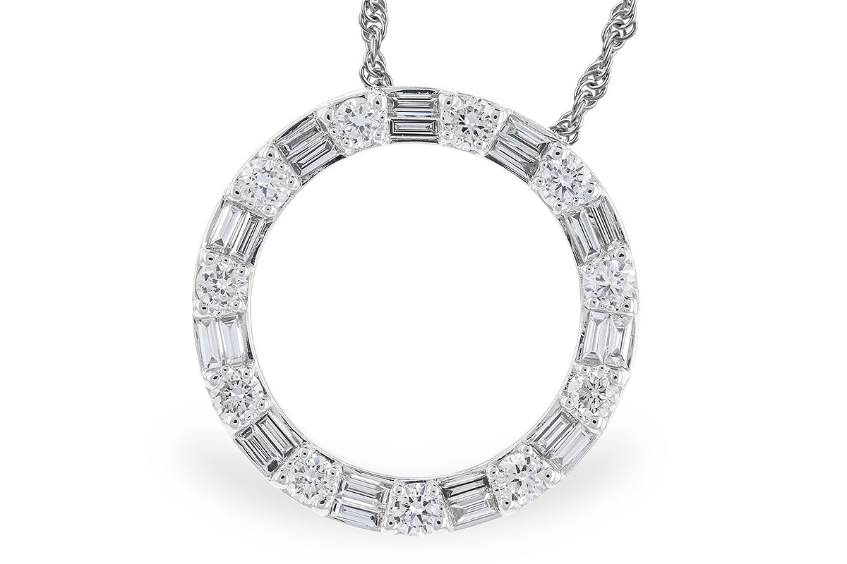 K301-77182: NECKLACE .25 TW BAG .60 TW