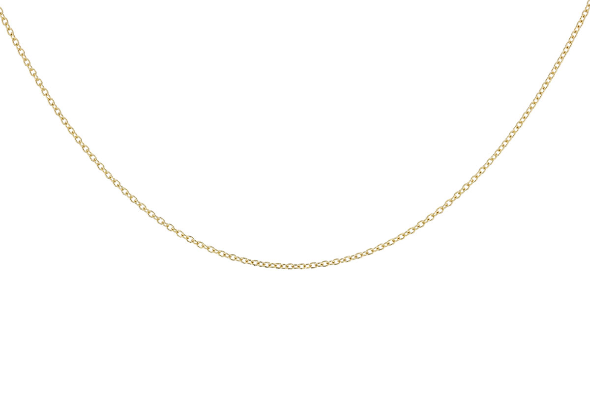K301-79937: CABLE CHAIN (18IN, 1.3MM, 14KT, LOBSTER CLASP)