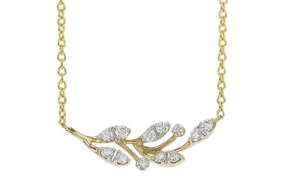 K302-67182: NECKLACE .32 TW (18")