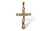 L034-49946: CROSS PENDANT .01 BR