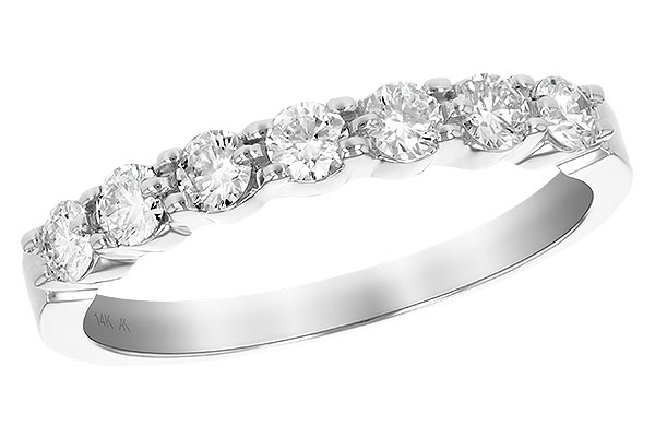 L120-88173: LDS DIA WED RG .50 TW (7 STONES)