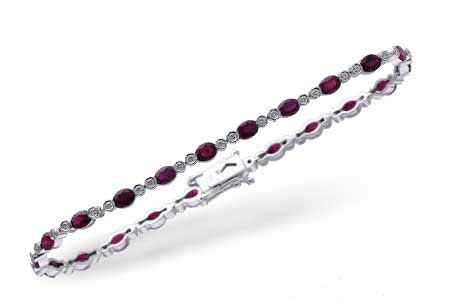 L211-81746: BRACELET 4.08 RUBY 4.55 TGW