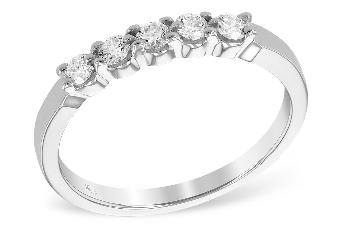 L213-59010: LDS DIA WED RG .25 TW (5 STONES)