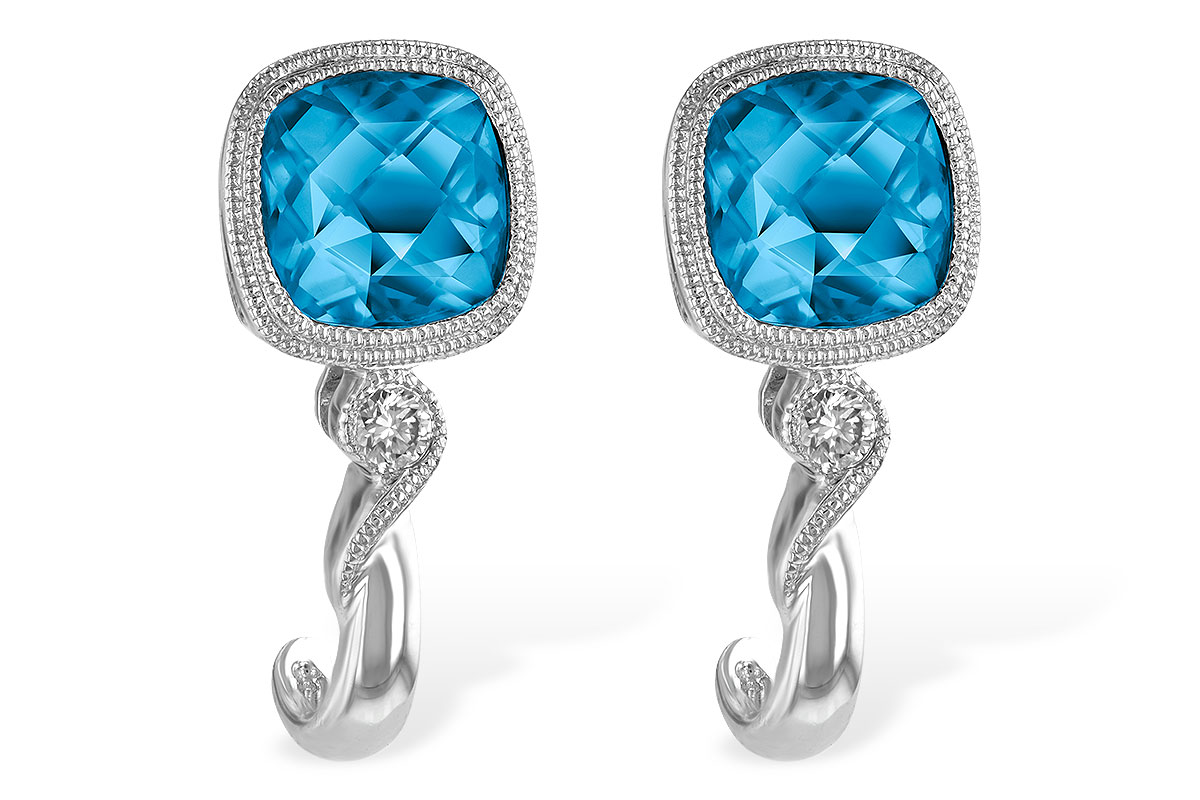 L215-43628: EARR 2.10 BLUE TOPAZ 2.14 TGW