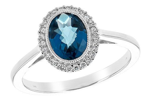 L217-19928: LDS RG 1.27 LONDON BLUE TOPAZ 1.42 TGW