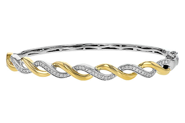 L217-23591: BANGLE BRACELET .42 TW