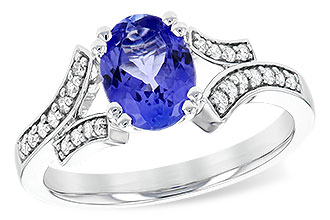 L218-16355: LDS RG 1.15 TANZANITE 1.30 TGW