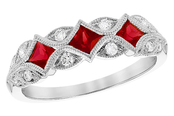 L300-85428: LDS WED RG .55 RUBY .70 TGW