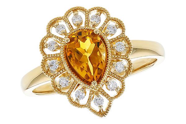 L301-76346: LDS RG .62 CITRINE .75 TGW