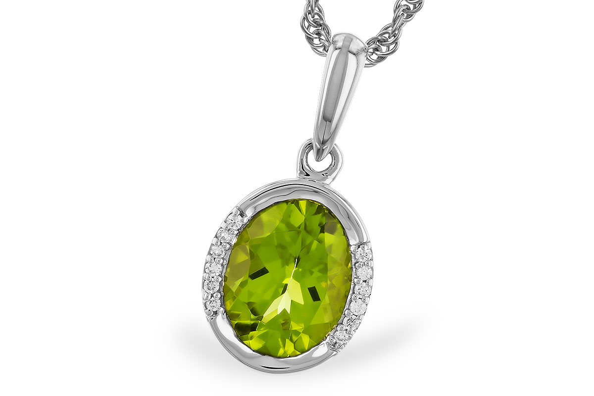 L301-77246: NECKLACE 1.72 TW PERIDOT 1.75 TGW (9x7 PER)