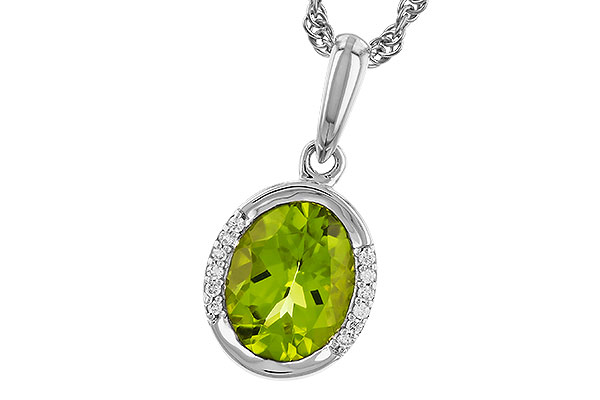 L301-77246: NECKLACE 1.72 TW PERIDOT 1.75 TGW (9x7 PER)