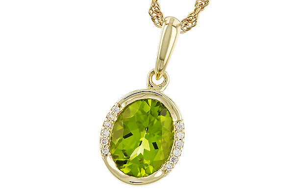 L301-77246: NECKLACE 1.72 TW PERIDOT 1.75 TGW (9x7 PER)