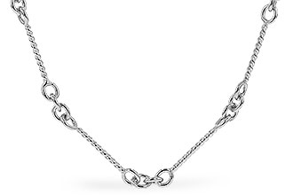 L301-79073: TWIST CHAIN (0.80MM, 14KT, 18IN, LOBSTER CLASP)