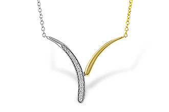 L302-69064: NECKLACE .12 TW (18")