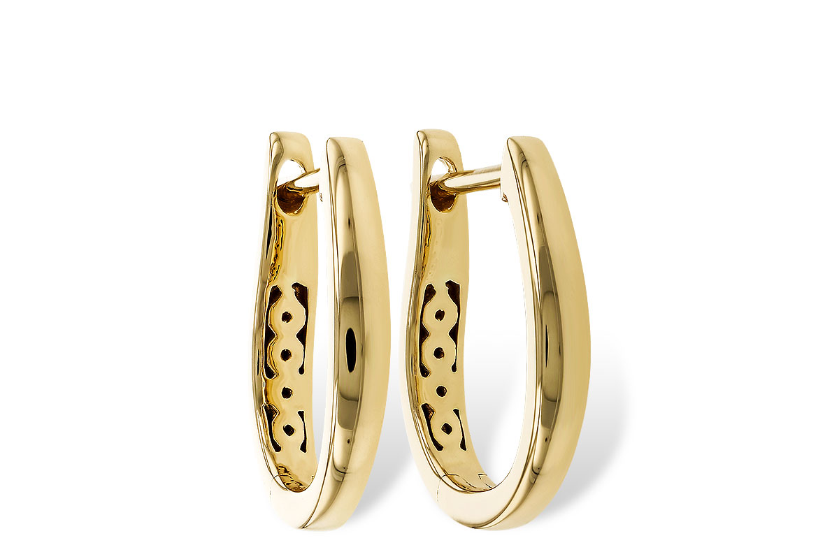 L302-69973: GOLD EARRINGS (15MM)