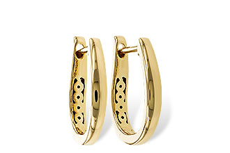 L302-69973: GOLD EARRINGS (15MM)