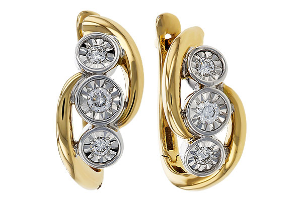 L302-71737: EARRINGS .25 TW