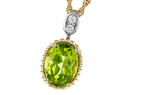 L302-71791: NECKLACE 1.22 PERIDOT 1.25 TGW (8x6MM OV)