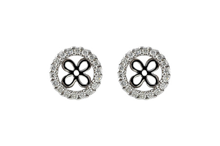 M215-40837: EARRING JACKETS .30 TW (FOR 1.50-2.00 CT TW STUDS)