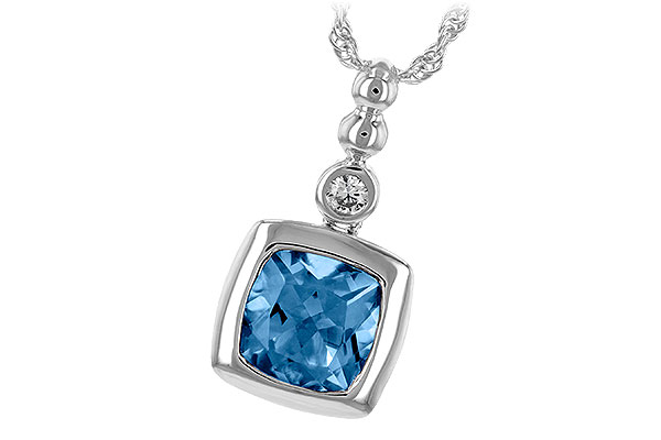 M217-23582: NECK 1.45 BLUE TOPAZ 1.49 TGW