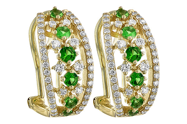 M218-09955: EARR .46 GREEN GARNET .86 TGW