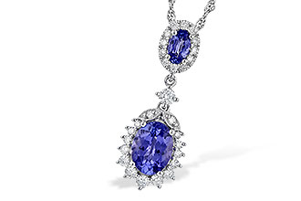 M218-15446: NECK 1.26 TW TANZANITE 1.60 TGW