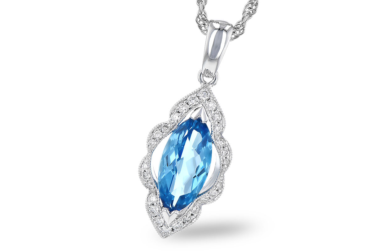 M300-89073: NECK 1.26 BLUE TOPAZ 1.37 TGW