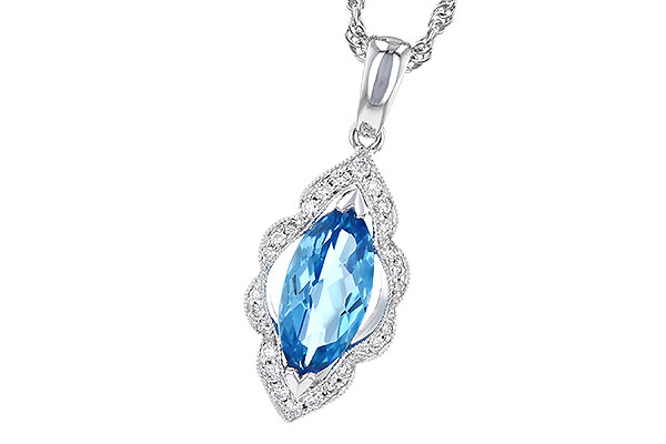 M300-89073: NECK 1.26 BLUE TOPAZ 1.37 TGW