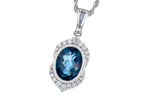 M300-90882: NECK 1.96 LONDON BLUE TOPAZ 2.10 TGW