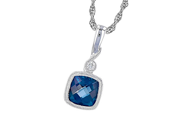 M301-73546: NECK 1.05 LONDON BLUE TOPAZ 1.07 TGW