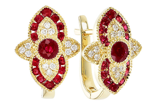 M301-73573: EARR .78 TW RUBY .90 TGW