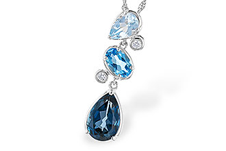 M301-76346: NECK 1.99 TW BLUE TOPAZ 2.02 TGW