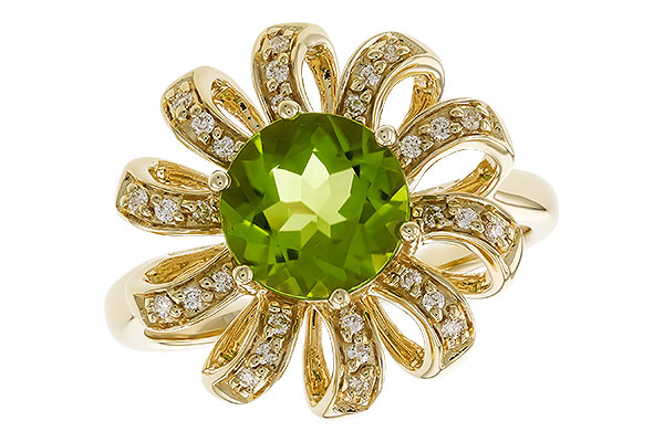 M301-78173: LDS RG 1.64 PERIDOT 1.75 TGW (8MM RD)