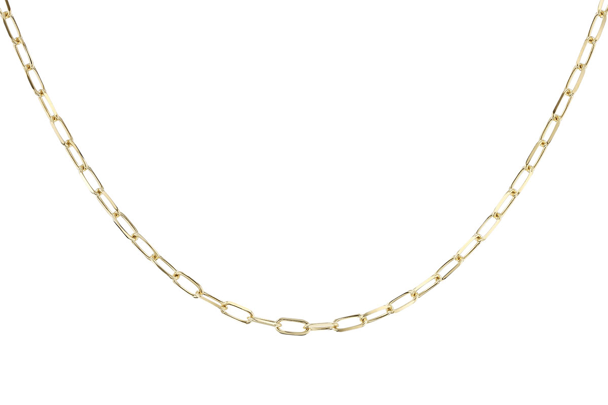 M301-79046: PAPERCLIP MD (8IN, 3.10MM, 14KT, LOBSTER CLASP)