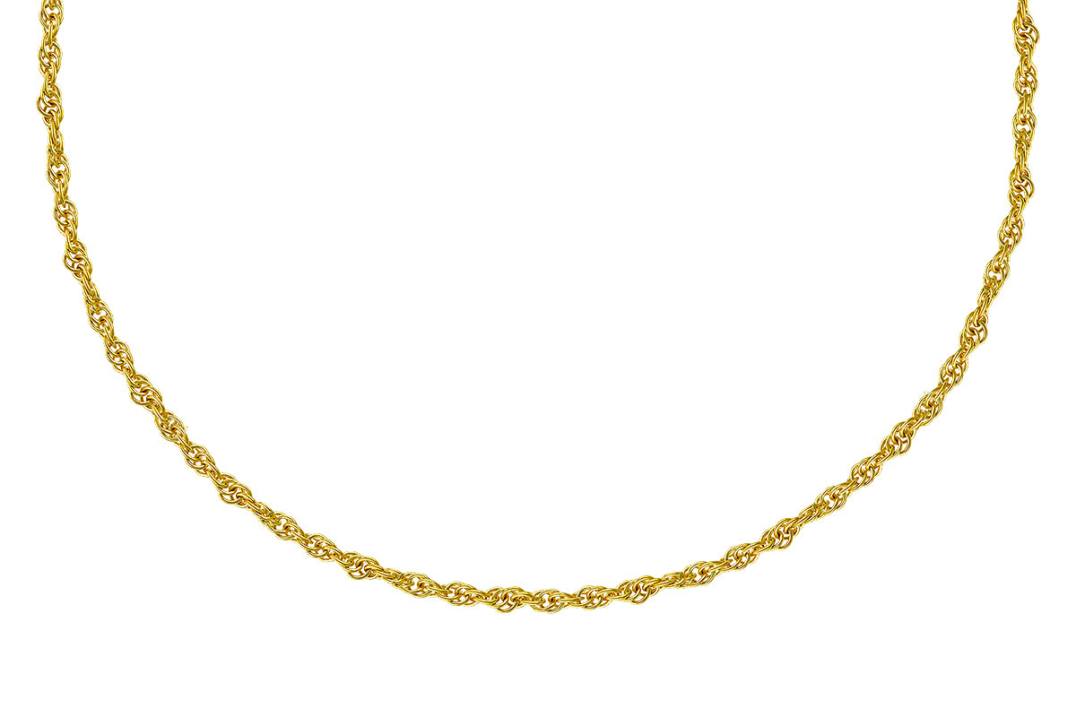 M301-79082: ROPE CHAIN (8IN, 1.5MM, 14KT, LOBSTER CLASP)