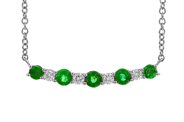 M301-80855: NECK .43 TW EMERALD .55 TGW