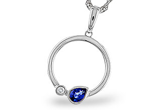 M302-66346: NECKLACE .26 SAPPHIRE .28 TGW