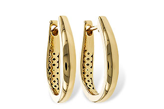 M302-69982: GOLD EARRINGS (17MM)