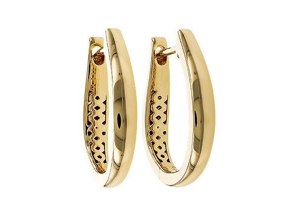 M302-69982: GOLD EARRINGS (17MM)