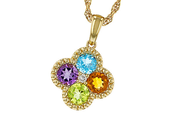 M302-72682: NECKLACE 1.26 SEMI-PREC (AMY,BT,CIT,PER) 1.29 TGW